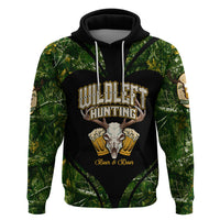 Wildlife Hunting Hoodie Beer And Deer - Wonder Print Shop