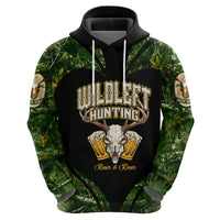 Wildlife Hunting Hoodie Beer And Deer - Wonder Print Shop