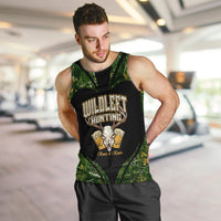 Wildlife Hunting Men Tank Top Beer And Deer - Wonder Print Shop