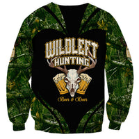 Wildlife Hunting Sweatshirt Beer And Deer - Wonder Print Shop