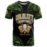 Wildlife Hunting T Shirt Beer And Deer - Wonder Print Shop