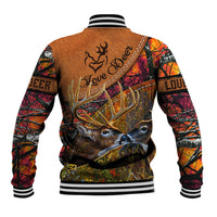 Love Deer Baseball Jacket Deer Hunting Realtree Fire - Wonder Print Shop