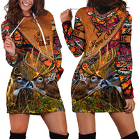 Love Deer Hoodie Dress Deer Hunting Realtree Fire - Wonder Print Shop