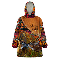 Love Deer Wearable Blanket Hoodie Deer Hunting Realtree Fire - Wonder Print Shop