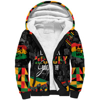 Personalized Black History Month Sherpa Hoodie - Wonder Print Shop