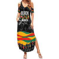 Personalized Black History Month Summer Maxi Dress - Wonder Print Shop