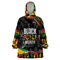 Personalized Black History Month Wearable Blanket Hoodie - Wonder Print Shop