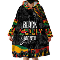 Personalized Black History Month Wearable Blanket Hoodie - Wonder Print Shop