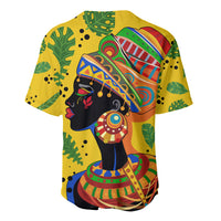 Personalized Africa Woman Baseball Jersey Tropical Style - Wonder Print Shop