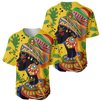 Personalized Africa Woman Baseball Jersey Tropical Style - Wonder Print Shop