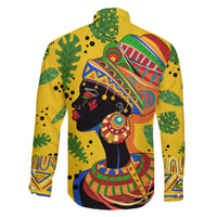 Personalized Africa Woman Family Matching Off Shoulder Maxi Dress and Hawaiian Shirt Tropical Style - Wonder Print Shop