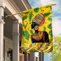 Personalized Africa Woman Garden Flag Tropical Style - Wonder Print Shop
