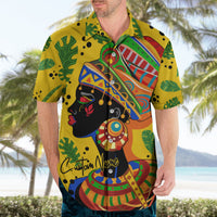 Personalized Africa Woman Hawaiian Shirt Tropical Style - Wonder Print Shop