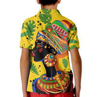 Personalized Africa Woman Kid Polo Shirt Tropical Style - Wonder Print Shop