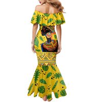 Personalized Africa Woman Mermaid Dress Tropical Style - Wonder Print Shop