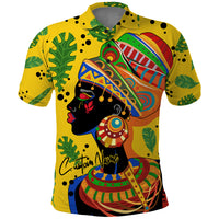 Personalized Africa Woman Polo Shirt Tropical Style - Wonder Print Shop