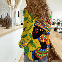 Personalized Africa Woman Women Casual Shirt Tropical Style - Wonder Print Shop
