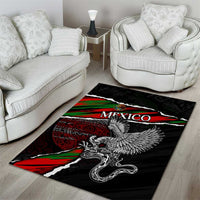 Eagle Snake Mexico Area Rug Aztec Sun Stone