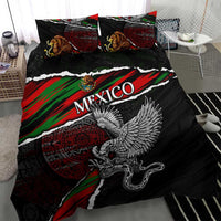 Eagle Snake Mexico Bedding Set Aztec Sun Stone