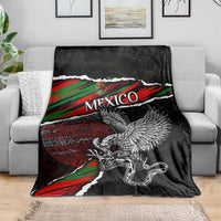 Eagle Snake Mexico Blanket Aztec Sun Stone