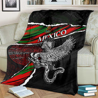 Eagle Snake Mexico Blanket Aztec Sun Stone