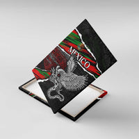 Eagle Snake Mexico Canvas Wall Art Aztec Sun Stone
