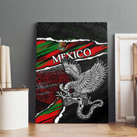 Eagle Snake Mexico Canvas Wall Art Aztec Sun Stone