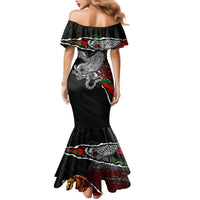 Eagle Snake Mexico Family Matching Mermaid Dress and Hawaiian Shirt Aztec Sun Stone