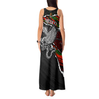 Eagle Snake Mexico Tank Maxi Dress Aztec Sun Stone