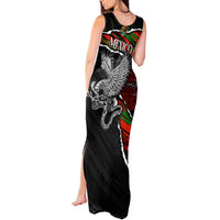 Eagle Snake Mexico Tank Maxi Dress Aztec Sun Stone