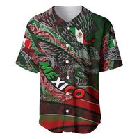 Mexico Aztec Eagle Flag Baseball Jersey Tribal Warrior Art