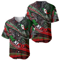 Mexico Aztec Eagle Flag Baseball Jersey Tribal Warrior Art