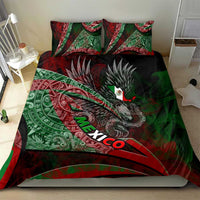 Mexico Aztec Eagle Flag Bedding Set Tribal Warrior Art