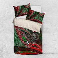 Mexico Aztec Eagle Flag Bedding Set Tribal Warrior Art
