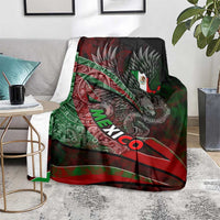 Mexico Aztec Eagle Flag Blanket Tribal Warrior Art
