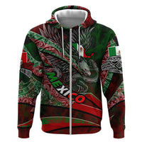 Mexico Aztec Eagle Flag Hoodie Tribal Warrior Art