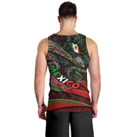 Mexico Aztec Eagle Flag Men Tank Top Tribal Warrior Art