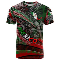 Mexico Aztec Eagle Flag T Shirt Tribal Warrior Art