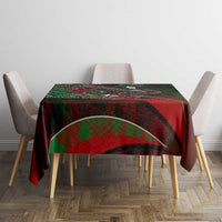 Mexico Aztec Eagle Flag Tablecloth Tribal Warrior Art