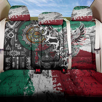 Aztec Warrior Mexican Back Car Seat Cover Aztec Calendar Coat of Arms