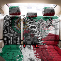 Aztec Warrior Mexican Back Car Seat Cover Aztec Calendar Coat of Arms