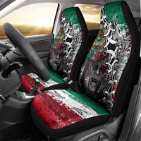 Aztec Warrior Mexican Car Seat Cover Aztec Calendar Coat of Arms