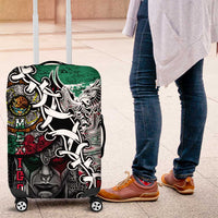 Aztec Warrior Mexican Luggage Cover Aztec Calendar Coat of Arms