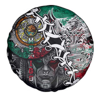 Aztec Warrior Mexican Spare Tire Cover Aztec Calendar Coat of Arms