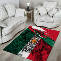 My Home My Blood Mexico Area Rug Mexican Map Aztec