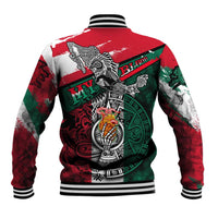 My Home My Blood Mexico Baseball Jacket Mexican Map Aztec