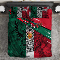 My Home My Blood Mexico Bedding Set Mexican Map Aztec