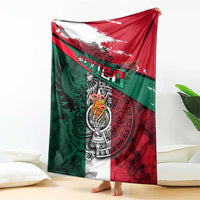My Home My Blood Mexico Blanket Mexican Map Aztec