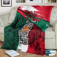 My Home My Blood Mexico Blanket Mexican Map Aztec