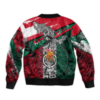 My Home My Blood Mexico Bomber Jacket Mexican Map Aztec